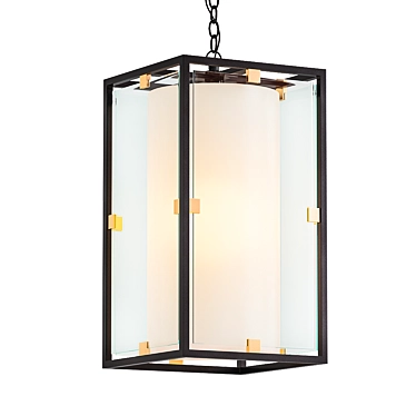 Elegant Gerritt Hanging Lantern 3D model image 1 