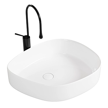 BelBagno BB1435 Overmount Sink 3D model image 1 