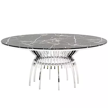 Modern Minimalist RAY Dining Table 3D model image 1 