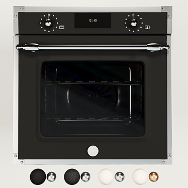 Bertazzoni Heritage Electric Pyro Oven 3D model image 1 