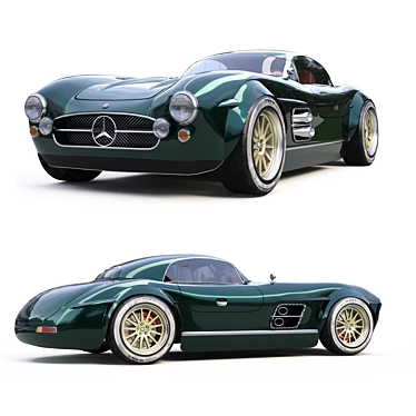 S-Klub Mercedes Benz (300 SL) - Classic Beauty Reimagined 3D model image 1 