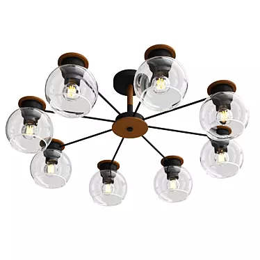 RASCO SLE108102-08 Ceiling Chandelier 3D model image 1 