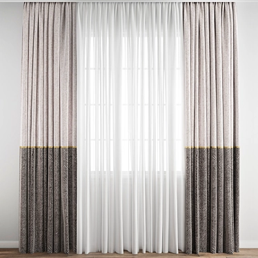 Poly Curtain - 3D Model 3D model image 1 