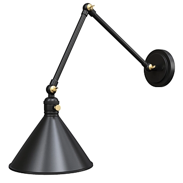 Ellerbeck Swing Arm Sconce 3D model image 1 