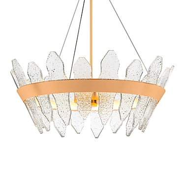 Stylish Hartford 29" Pendant Light 3D model image 1 