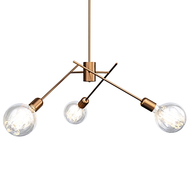 Elegant Imperiale S Ceiling Lamp 3D model image 1 