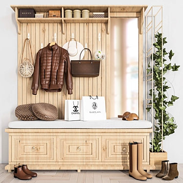 Versatile Wardrobe Set with 3D Files 3D model image 1 