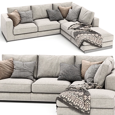 Arflex Rendez Vous Modern Sofa 3D model image 1 