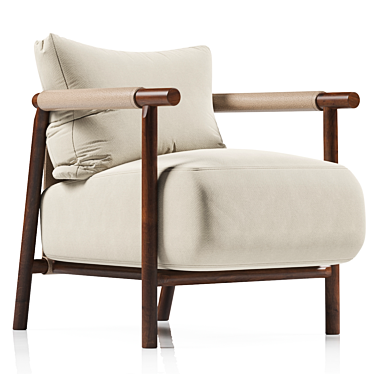 Nathy Diter: Stylish Italian Chair 3D model image 1 