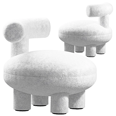 Modern Loft-Concept Kian Chair 3D model image 1 