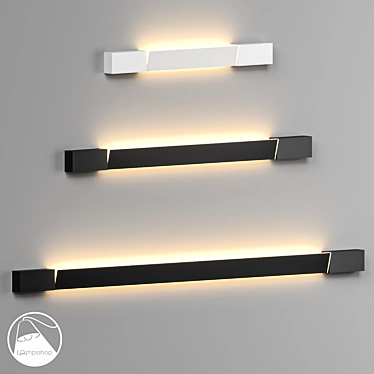 Misoni Wall Light: Elegant Illumination for Any Space 3D model image 1 