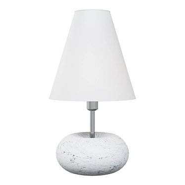 Minimalist Marble Table Lamp 3D model image 1 