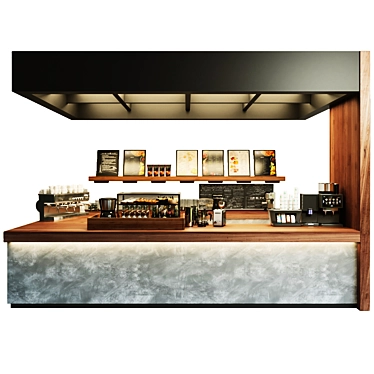 Barista's Dream: Coffee House Café 3D model image 1 