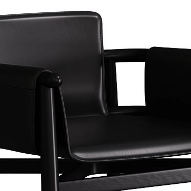 Teresina Kuoio: Leather Lounge Chair 3D model image 1 