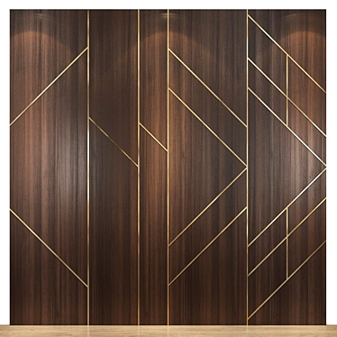 Modern Wall Panel 79 3D model image 1 