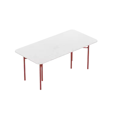 Amato Dining Table: Stylish and Free 3D model image 1 