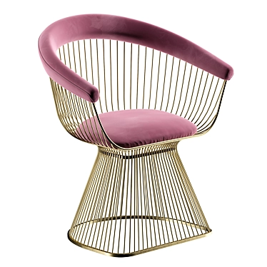 Elegant Velvet Chair - CASANOVA 3D model image 1 