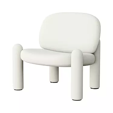 Modern Driade Tottori Armchair 3D model image 1 