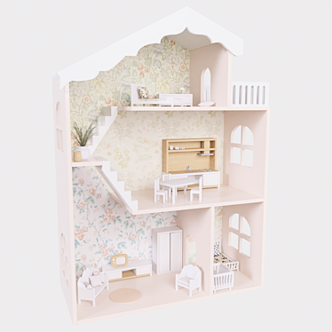 Detki Vetki Dollhouse 3D model image 1 