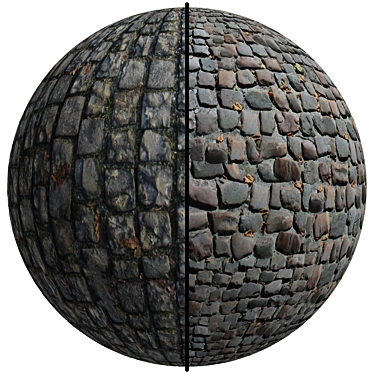 Seamless 4K FB67 Floor Stone 3D model image 1 