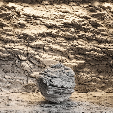 Natural Stone Interior Rock 3D model image 1 