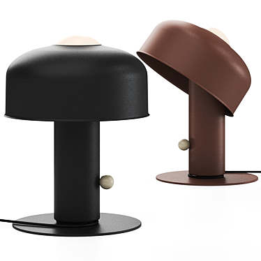 Modern Pivot by Andlight Table Lamp: Versatile Design & Vibrant Colors 3D model image 1 
