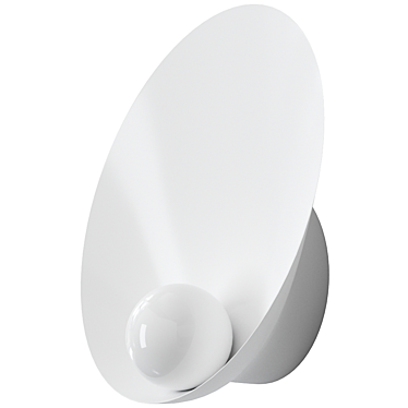 Sleek Musa Wall Light: Versatile, Stylish, Illuminating 3D model image 1 