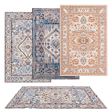 Versatile 3D Rug Set 3D model image 1 