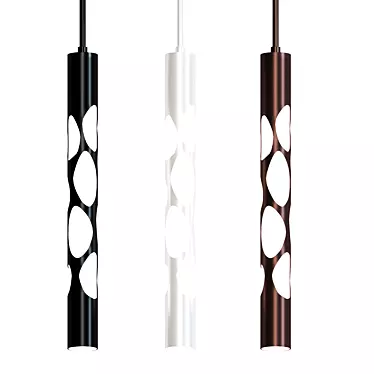 Sleek LED Pendant Light 3D model image 1 