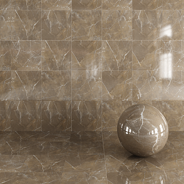 Premium Pulpis Gris: HD Textured Wall & Floor 3D model image 1 