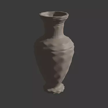 Patterned Vase: Stunning Interior Decor 3D model image 1 