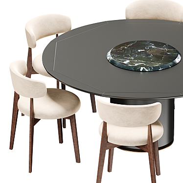 Modern Calligaris Talks Dining Table 3D model image 1 