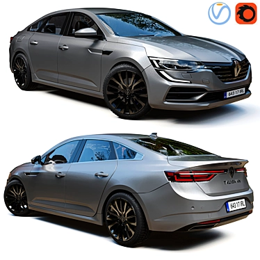 Renault Talisman: Premium Model for Photorealistic Renders 3D model image 1 