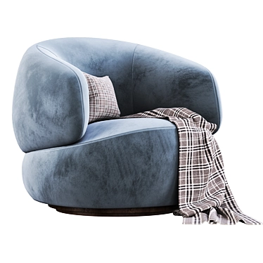 Elegant District Eight Orbit Armchair 3D model image 1 