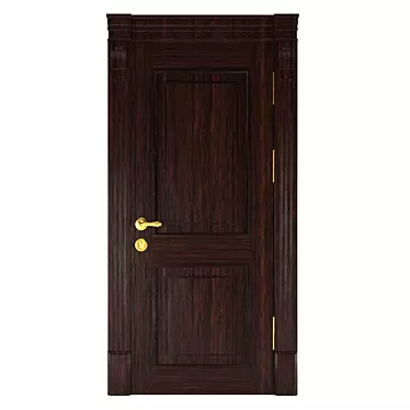 Premium Interior Door 3D model image 1 