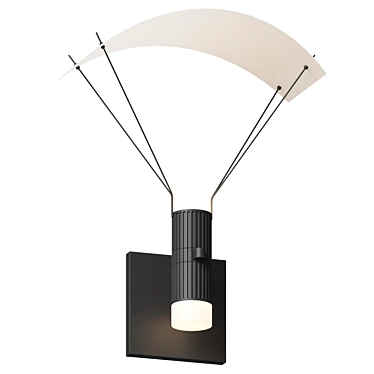 Adventure Parachute LED Wall Sconce 3D model image 1 