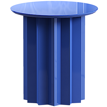 Modern Faceted Hera Side Table 3D model image 1 