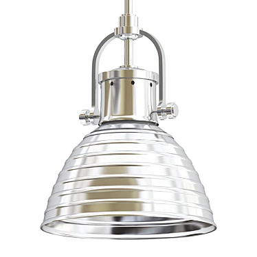 Sleek Dome Pendant 3D model image 1 