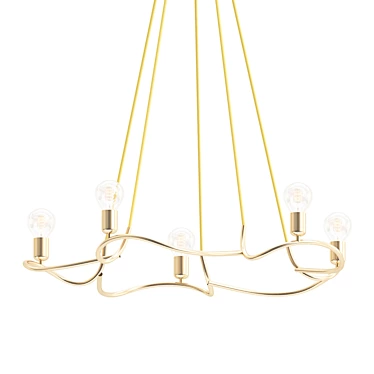 Austrian Mid-Century Kalmar Chandelier 3D model image 1 