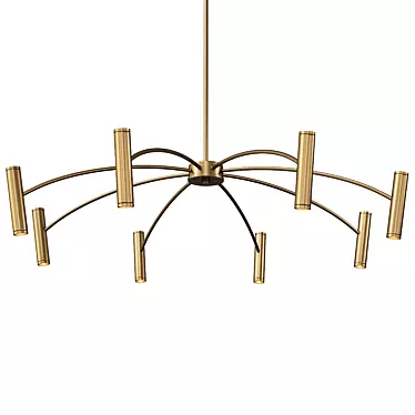 Elegant Laguna Lighting Fixture 3D model image 1 