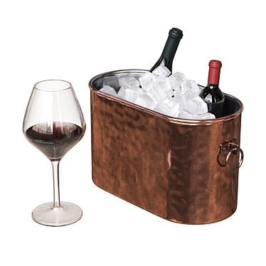 Elegant Istanbul Wine Bucket 3D model image 1 