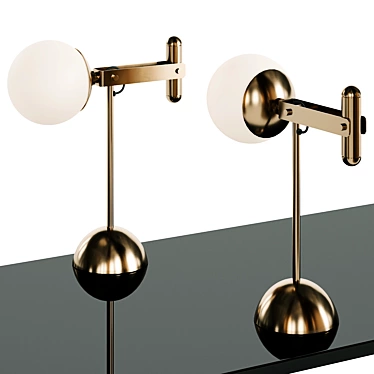 Elegant Fendi Lux Table Lamp 3D model image 1 