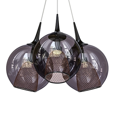 Zin 21 LED Multi Light Pendant 3D model image 1 