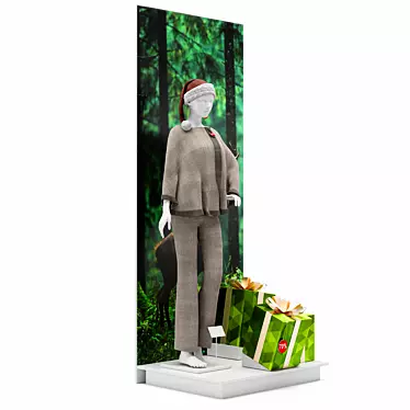 Fashion Shop: Podiums, Mannequins & Gifts 3D model image 1 