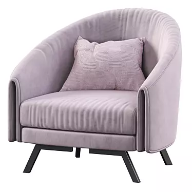 Modern Comfort: Bonaldo Saddie Armchair 3D model image 1 
