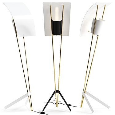 Sleek G30 Modern Floor Lamp 3D model image 1 