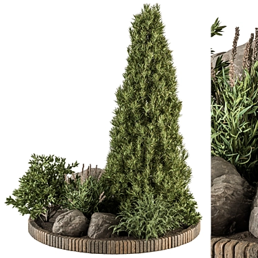 Outdoor Oasis Plant Set 3D model image 1 