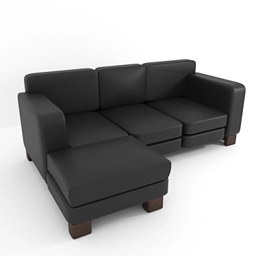 2021 Modern Sofa - Stylish and Comfortable 3D model image 1 