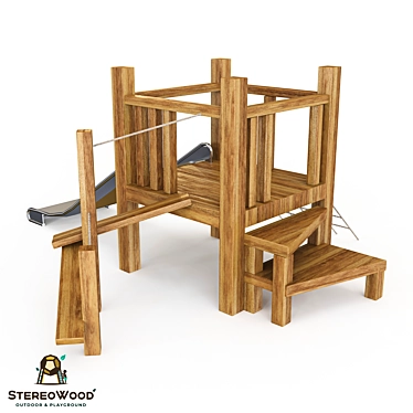 Wooden Play Set: Little Architect 3D model image 1 