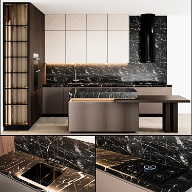 Sleek Kitchen Upgrade: Modern65 3D model image 1 